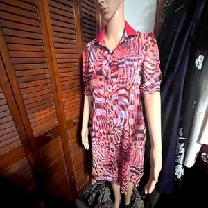 Exotic animal print tigress dress